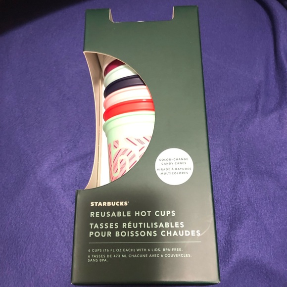 Starbucks-Reusable Hot cups-6 Pack - 16 fl oz - Picture 1 of 7